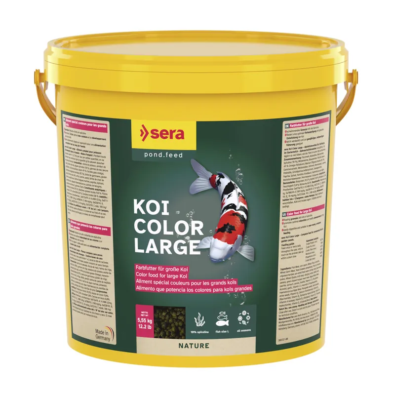 Echt sera KOI COLOR LARGE 21 Liter -Farbfutter für Koi-